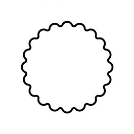 Формочка для печенья круглая 7 см Kaiser