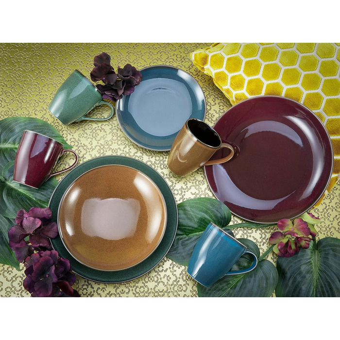 Столовый сервиз на 4 человека 16 предметов Marrakesh Collection CreaTable