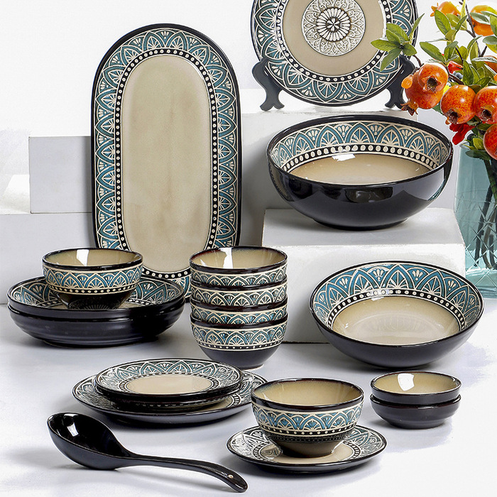 Столовый сервиз из 12 предметов Porust Coast