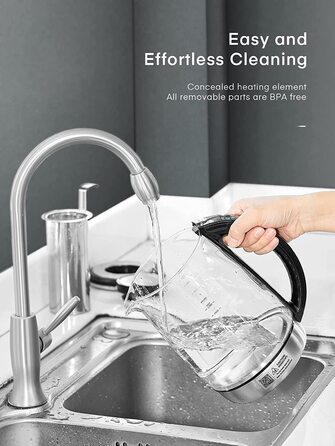 Электрочайник с регулировкой температуры 1,7 л 2200 Вт FOHERE