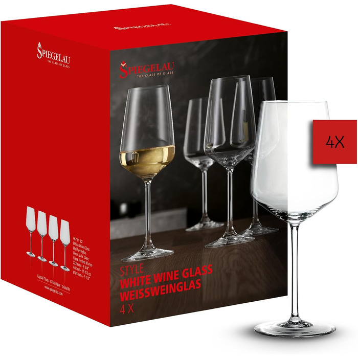 Набор из 4 бокалов для белого вина 0,44 л Spiegelau