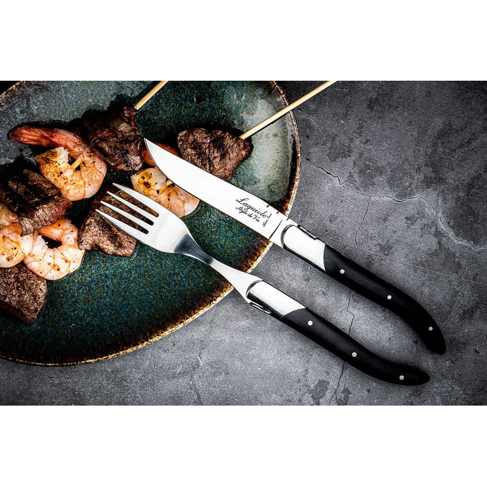 Набор столовых вилок с футляром 6 предметов Laguiole Style de Vie