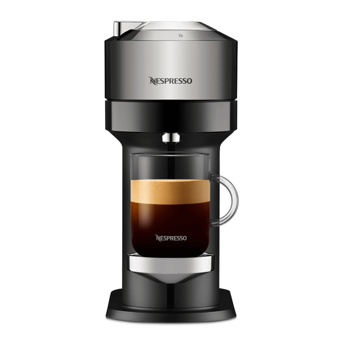 Кофемашина 1,1 л Dark Chrome Deluxe Vertuo Next NESPRESSO