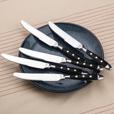 Набор ножей для стейка 12 предметов Black Berlin Series Alata