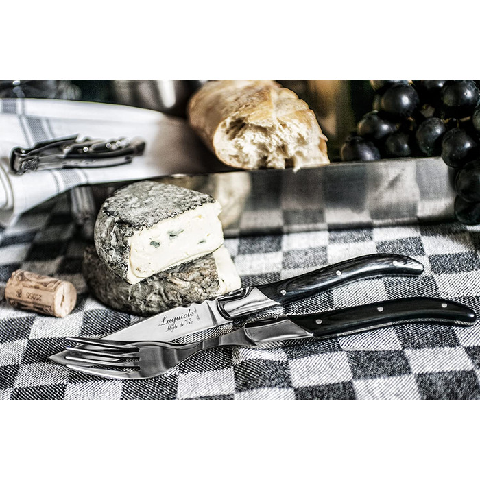 Набор столовых вилок с футляром 6 предметов Laguiole Style de Vie