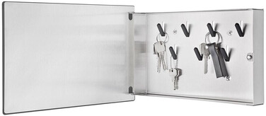 Ключница настенная с магнитной доской 20 x 30 см белая Velio Blomus