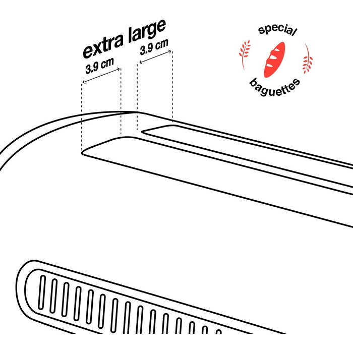 Тостер на 4 ломтика 1200 Вт H.KOENIG