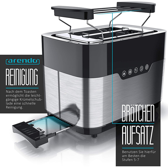 Тостер на 2 ломтика Arendo