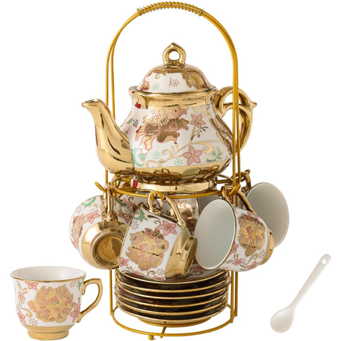 Чайный сервиз на 6 персон/14 предметов Pink CHANJOON