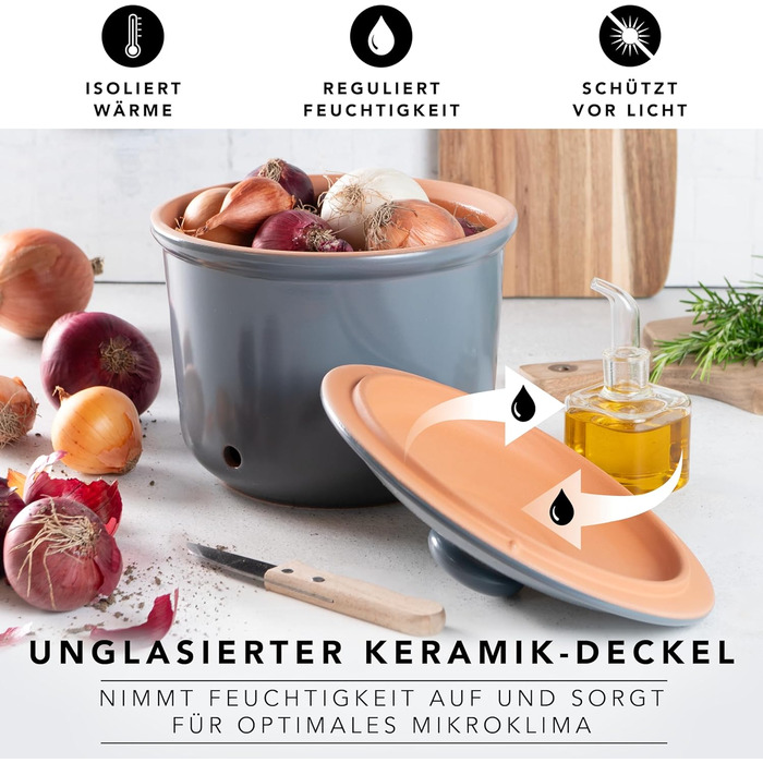 Горшок для хранения 2,8 л Grey Römertopf