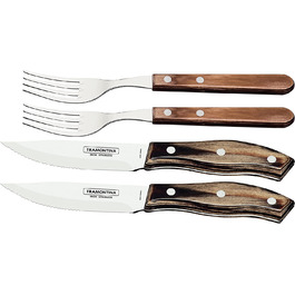 Tramontina Набор из 4 приборов для стейка нержавеющая сталь Tramontina