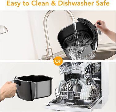 Фритюрница Acekool / 8 л / 1800 Вт / с прозрачным окном / 8 программ