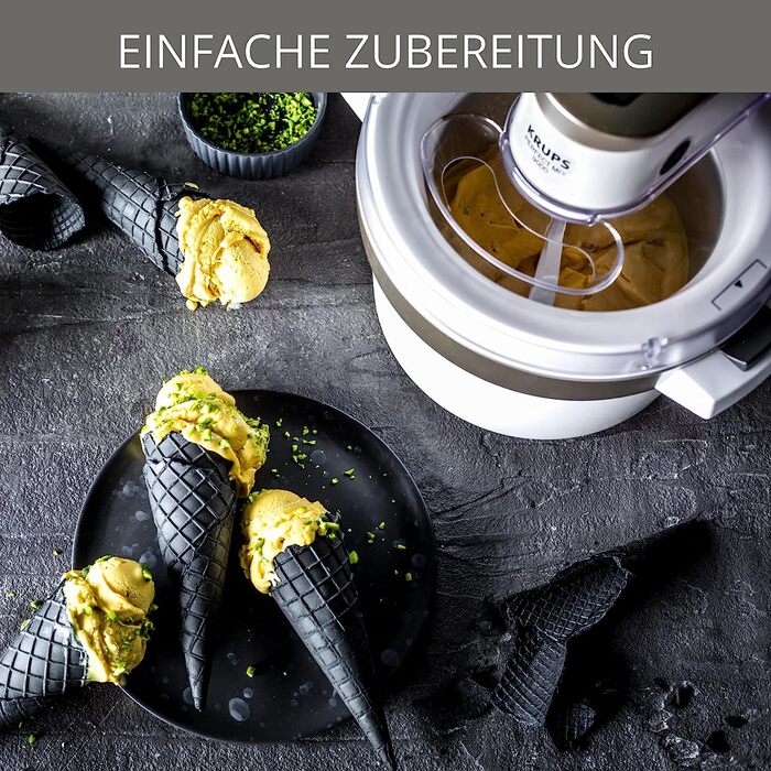 Мороженица 1.6 л 6 Вт, белая Venice Perfect Mix GVS241 Krups