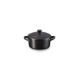 Мини-кастрюля / жаровня 10 см, матовый черный Le Creuset