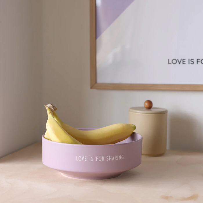 Пиала 17,5 см Lavender Favourite Design Letters