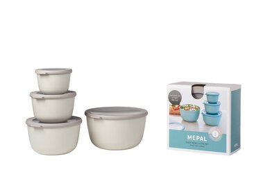 Набор контейнеров высоких, 4 предмета Nordic White Cirqula Mepal