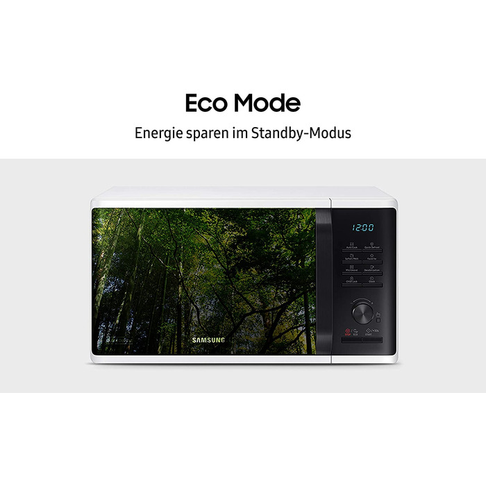 Микроволновая печь Samsung MS2AK3515AW/EC / 800 Вт / 23 л / 29 автоматических программ