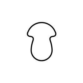 Формочка для печенья "Гриб" металлическая 5 см Kaiser 