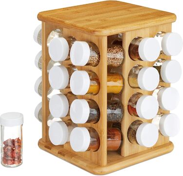Вращающаяся карусель для специй 28 х 25 х 25 см XXL Relaxdays