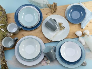 Столовый сервиз из керамики на 4 человека 16 предметов Sea Breeze Series 23535 CreaTable