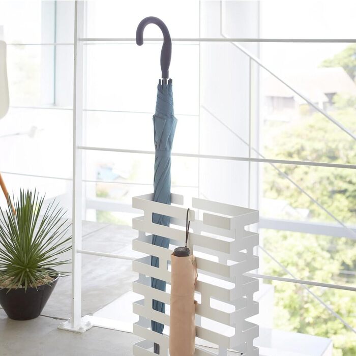 Подставка для зонтов 43 x 30 x 10 см White BRICK Yamazaki