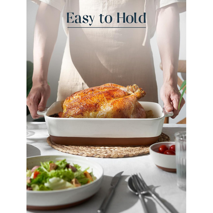 Керамическая форма для запекания 33 х 24 см Alabaster White DOWAN