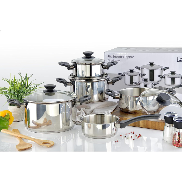 Набор из 5 кастрюль Linnuo