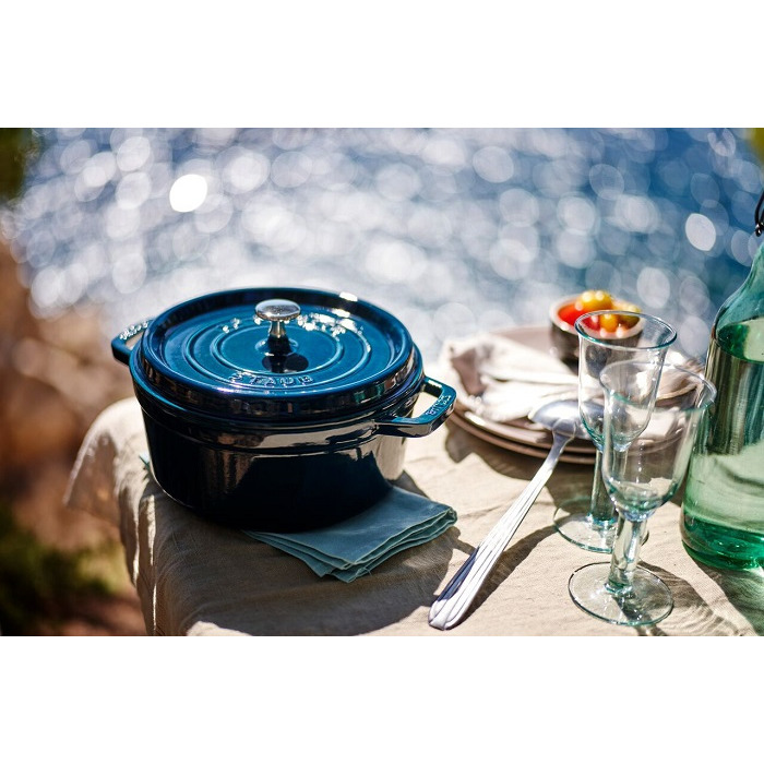 Кастрюля / жаровня 20 см с крышкой La Mer Staub