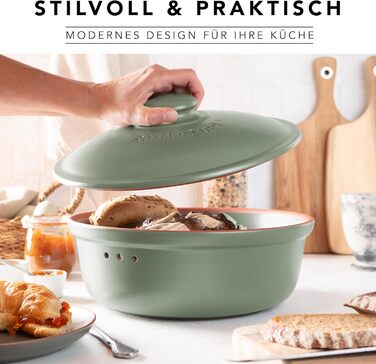 Хлебница 30 см Green Römertopf