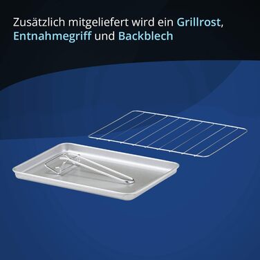 KHG Мини-духовка 36,5 х 27 х 22 см 650 Вт металл/стекло белая KHG