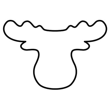 Формочка для печенья "Лось " металлическая 5 см Kaiser