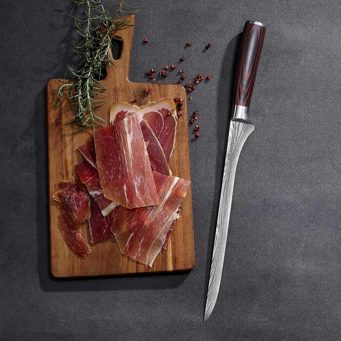 Профессиональный нож для ветчины из нержавеющей стали 25 см PAUDIN