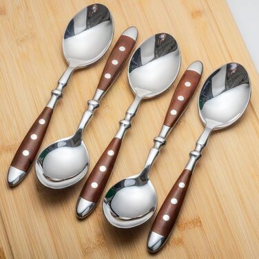 Набор чайных ложек 15 см 12 предметов Wood Berlin Series Alata