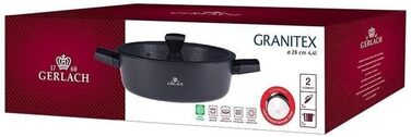 Сковорода с двумя ручками 4,4 л Granitex Gerlach