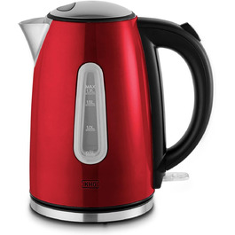 KHG Электрочайник 1,7 л нержавеющая сталь/светодиодная подсветка Red KHG
