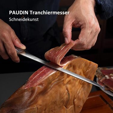 Профессиональный нож для ветчины из нержавеющей стали 25 см PAUDIN