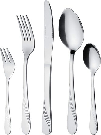 Набор столовых приборов на 12 человек, 60 предметов, нержавеющая сталь Stralsund Series GRÄWE
