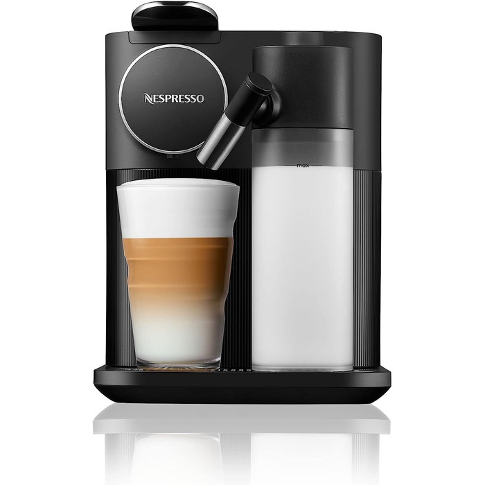 Кофемашина капсульная 1400 Вт EN640.B Black Nespresso Gran Lattissima De'Longhi