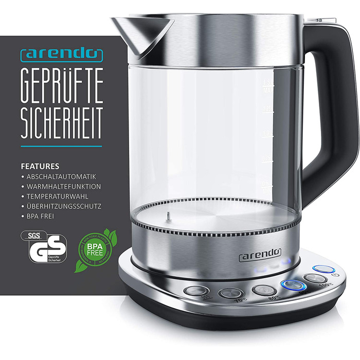 Электрочайник 1,5 л Arendo