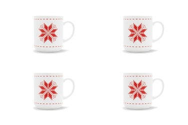 Набор кружек 0,25 л, 4 предмета Happymix Friesland