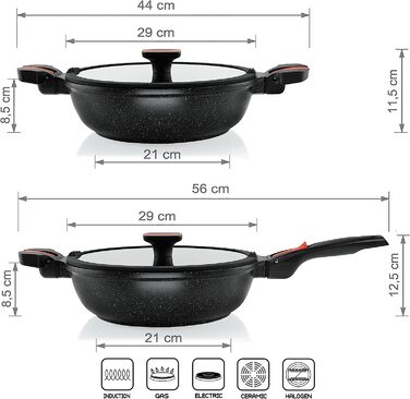Сковорода 28 см Linnuo