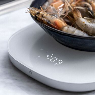 Весы кухонные цифровые с беспроводной зарядкой 24,5 х 18,8 х 2 см White Enfinigy Zwilling