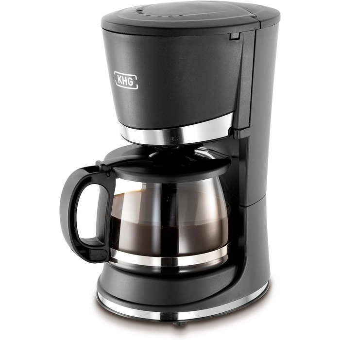 KHG Кофемашина капельная с кувшином 0,5 л сталь/пластик черная KHG