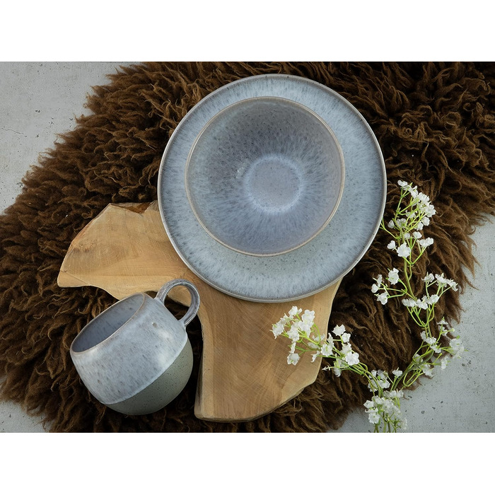 Столовый сервиз на 4 человека 16 предметов Grey Loft Stone Series CreaTable