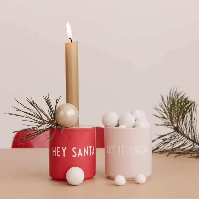 Кружка "Let it snow" 0,25 л Pastel Beige Favourite Design Letters