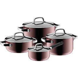 Набор кастрюль 4 предмета  Mineral Rose Quartz Fusiontec WMF