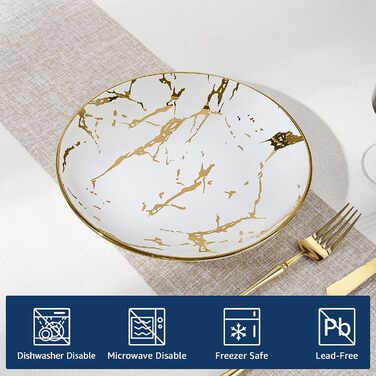 Набор тарелок 25 см 4 предмета Fanquare