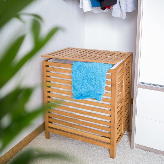 Корзина для белья 100 л Natural Relaxdays