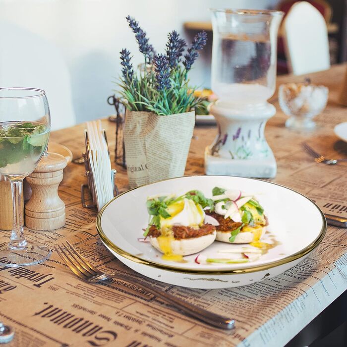 Набор тарелок для макарон 500 мл 4 предмета Fanquare