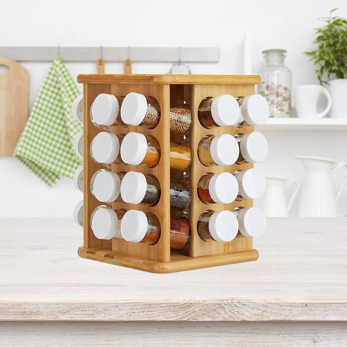 Вращающаяся карусель для специй 28 х 25 х 25 см XXL Relaxdays